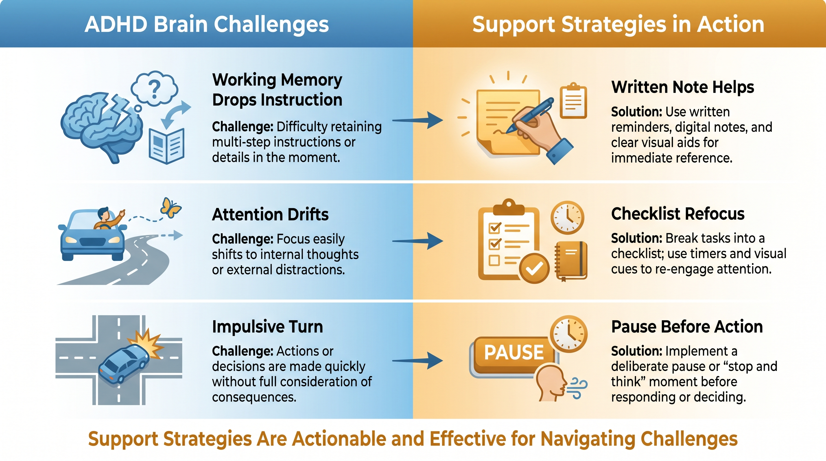 Step-by-step timeline showing 4-week ADHD test preparation plan