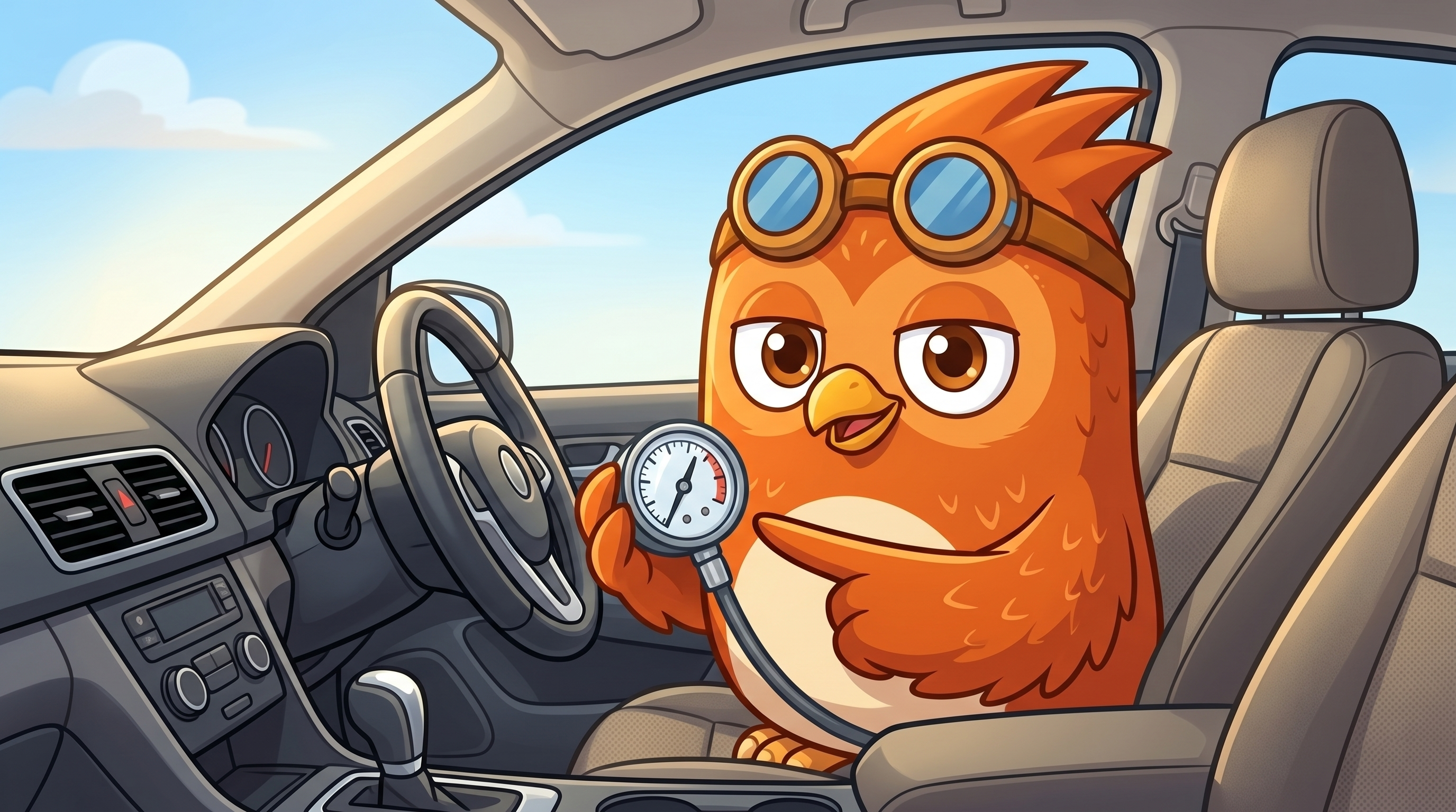 IMAGE 1 (Type B - Wheeler Mascot)