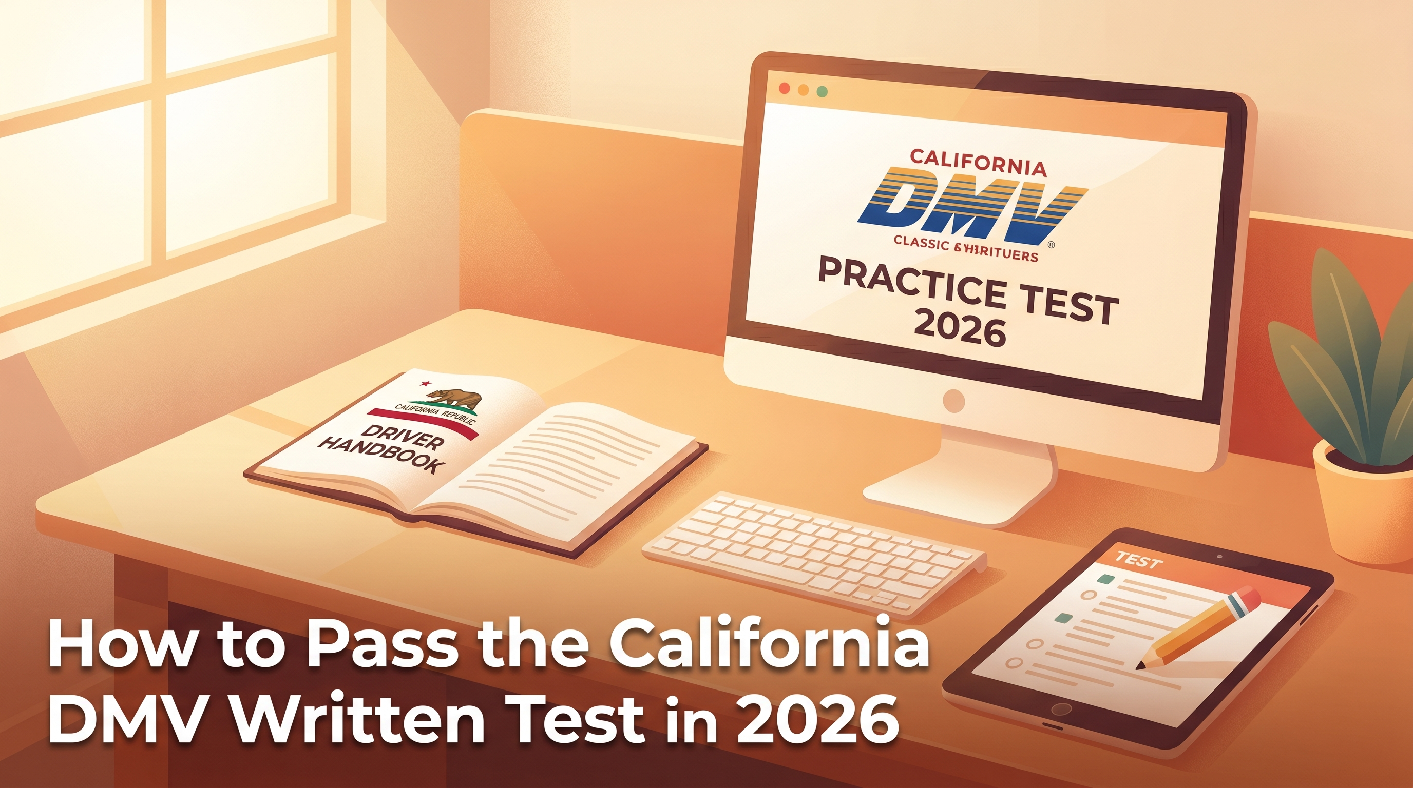 14-day DMV study schedule showing Week 1 foundation topics and Week 2 targeted review by day with time allocations