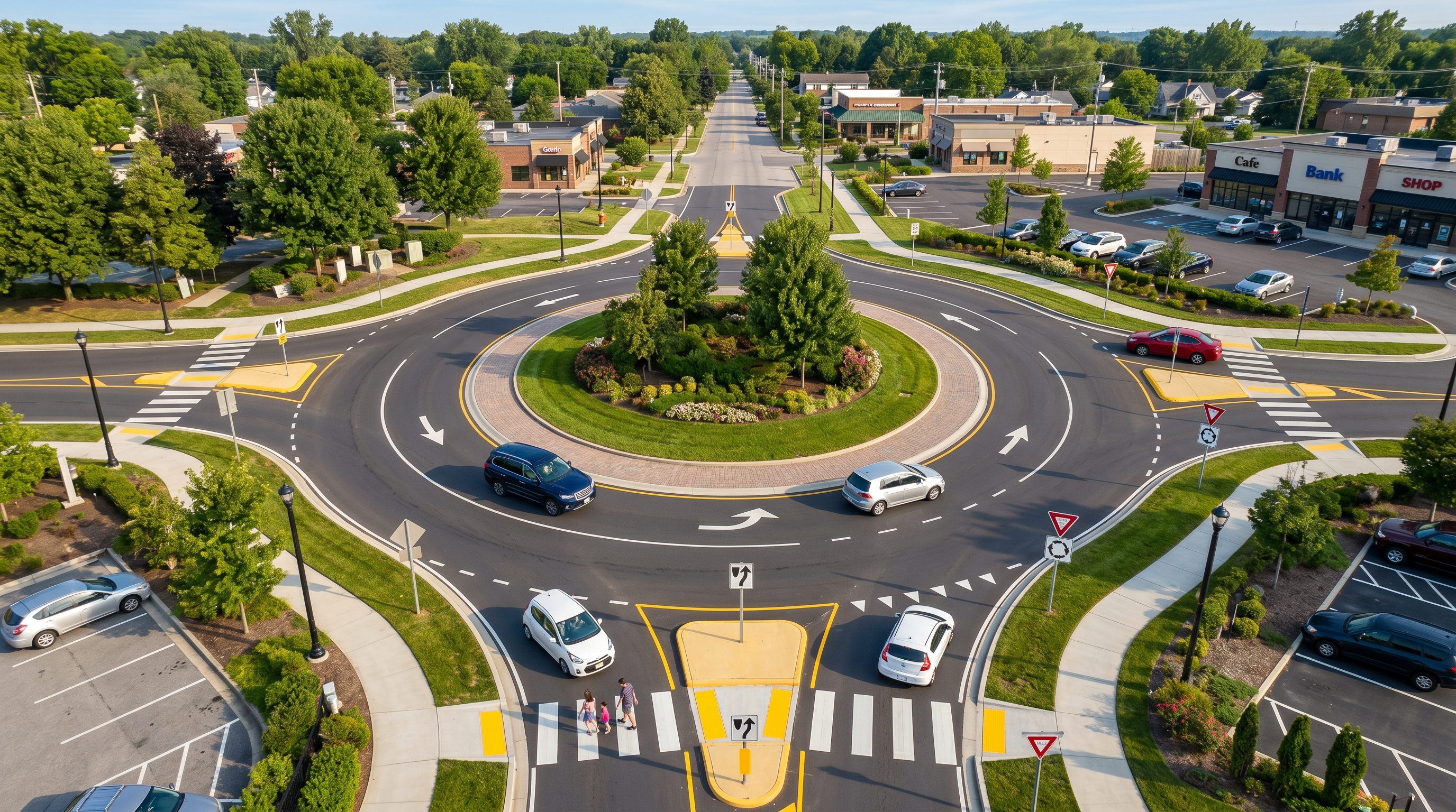 How to Navigate a Roundabout: Rules & Lane Selection