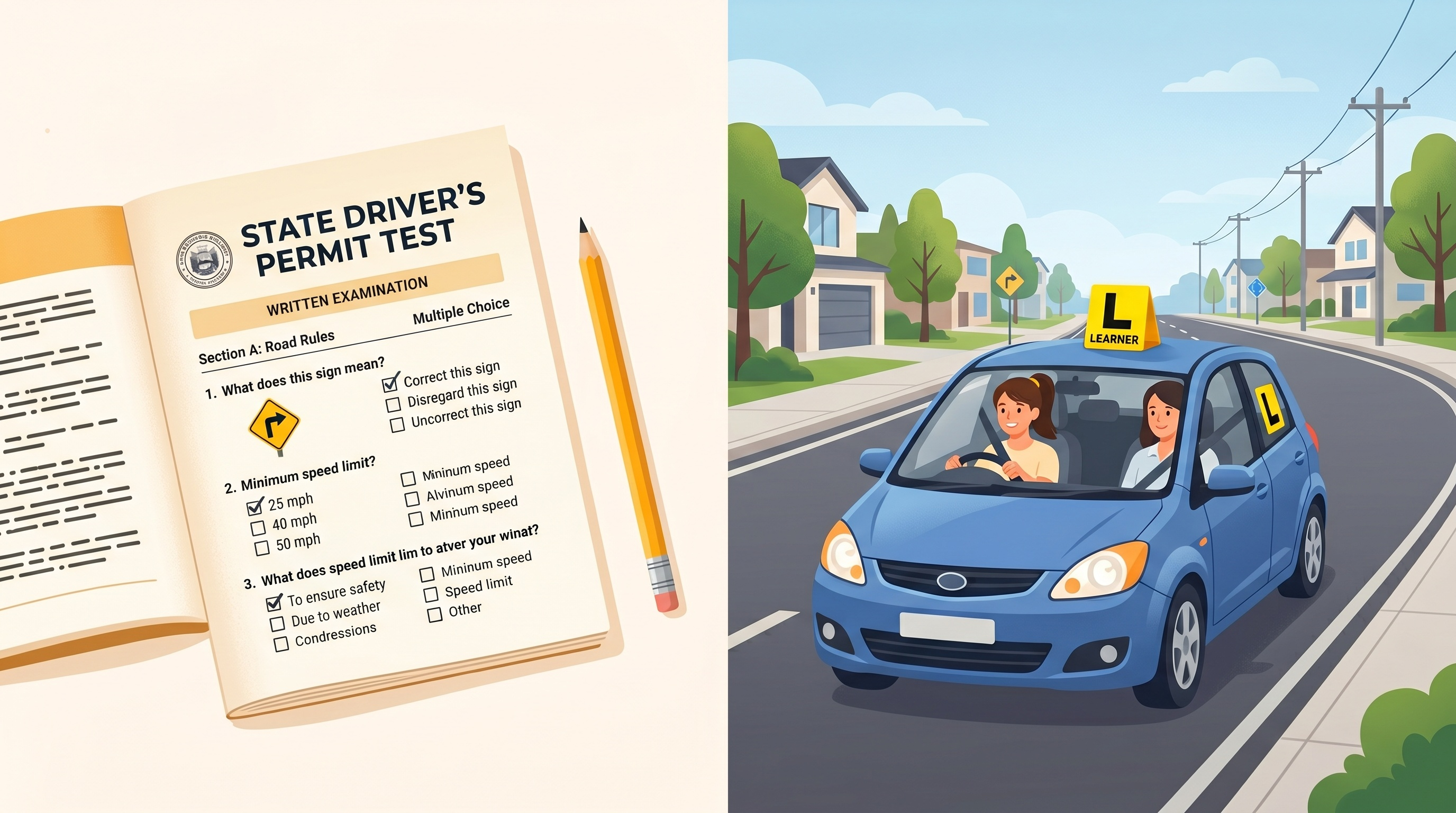 Permit Test vs License Test: What's Different