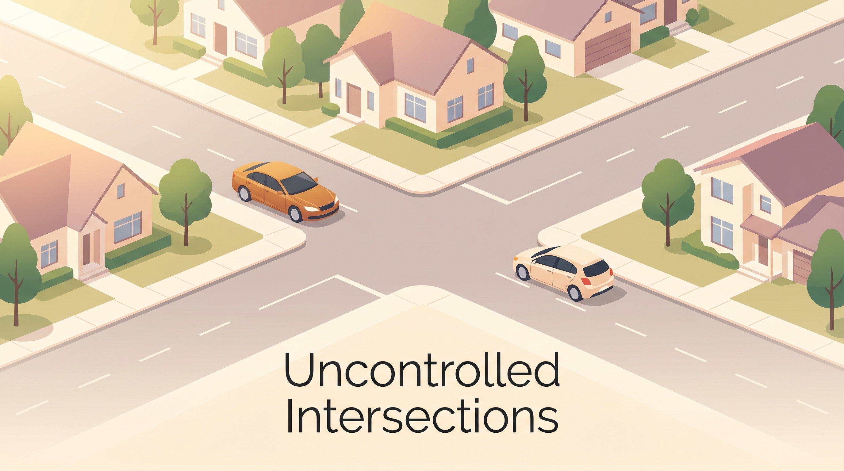 Uncontrolled Intersection Rules Every New Driver Must Know